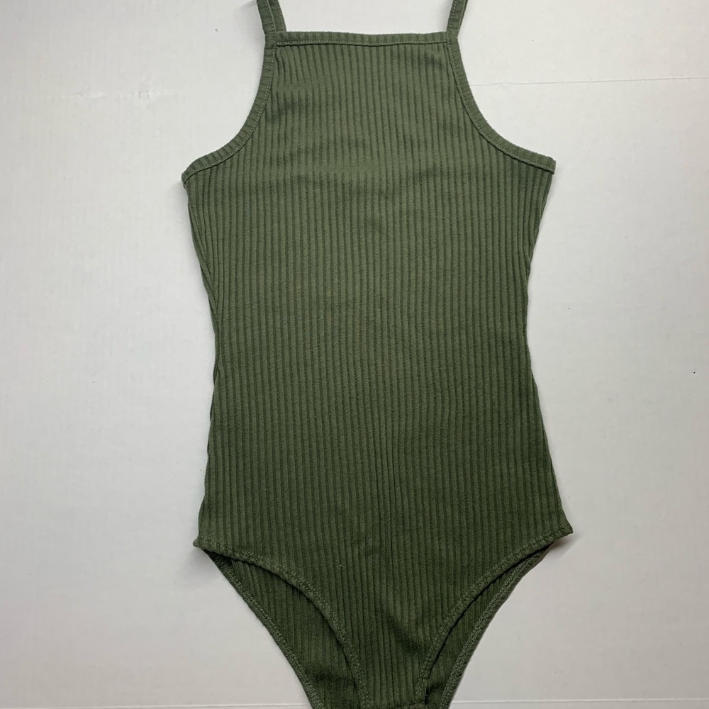 Olive green bodysuit